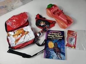 lot 183 image: Sleepy Hollow Book, Toy Car and More