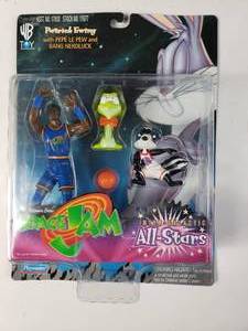 lot 206 image: Space Jam Patrick Ewing with Pepe Le Pew and Bang Nerdluck
