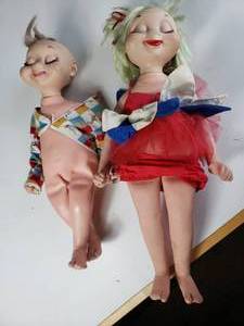 lot 238 image: Wimsies Dolls