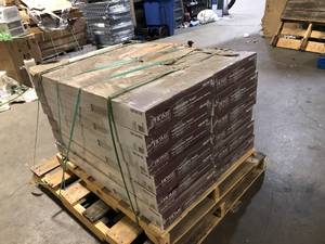 12 Boxes of Home Decorators Collection Horizontal Toast 58 in. T x 5 in. W x 38.59 in. L Solid Bamboo Flooring(24.12 sqft  case)  Customer Returns See Pictures