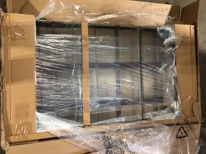 48 in. W x 26 in. H Rectangular Medicine Cabinet with Mirror   Customer Returns See Pictures
