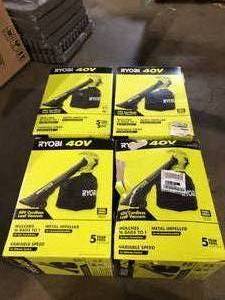 Lot of Leaf Vacuum For Parts Customer Returns See Pictures