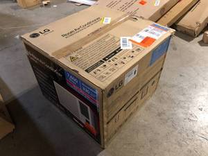 LG 7,600 BTU 115 -Volts Window Air Conditioner Cools 330 Sq. Ft. with Heater and Wi-Fi Enabled in White Customer Returns See Pictures