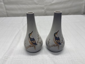 2 small (3)  painted Vases