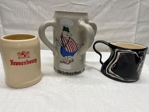 3 Misc Beer glasses