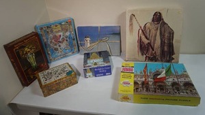 lot 39 image: Vintage Jigsaw Puzzles Etc.