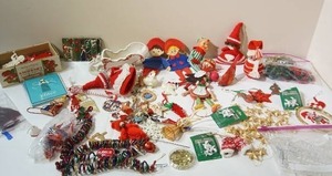 lot 79 image: Holiday DeCor Winter Christmas Tree Ornaments and More