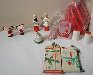 lot 80 image: Holiday DeCor Winter Christmas Tree Ornaments and More