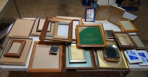 lot 100 image: Picture Frames Old and New...