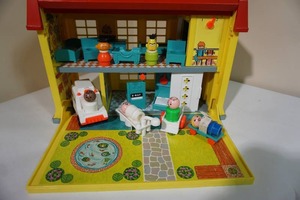 lot 32 image: Vintage Fisher-Price Childrens Hospital Toy wAccessories...