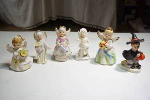 lot 138 image: Collectible Fine Porcelain Angels
