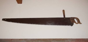 lot 158 image: Vintage Henry Disston & Sons() One-Man Two-Handle Ice Saw