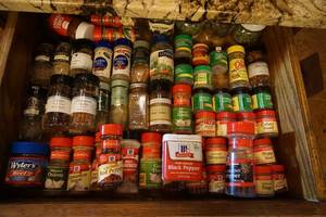 lot 212 image: Drawer Full of Spice Containers...