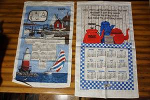 lot 294 image: Vintage Collectible Souvenir Textile Wall Art Banner Linen Tea Towel Tapestry