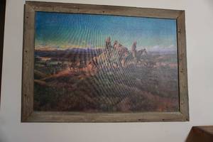 lot 314 image: Oil on Canvas Western Cowboy Horses By Artist C. M. Russell