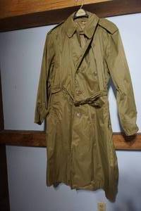 lot 360 image: Vintage Clothing Mens Raincoat Military Issued Taupe SH-179