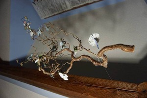 lot 367 image: Home DeCor...Cork Screw Hazel() Ireland Easter Hanging Branch