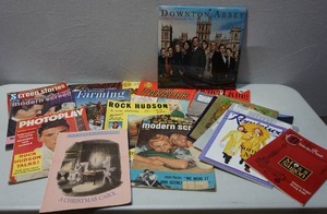 lot 393 image: Ephemera...Vintage Magazines, Calendars, Programs Etc. Including the Handsome Rock Hudson, The Story of Miss Saigon Book Theatre Royal 1975, James Darren at 17...