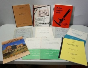 lot 476 image: Historical Geological Society of Montana Reads Books Bulletins Etc.
