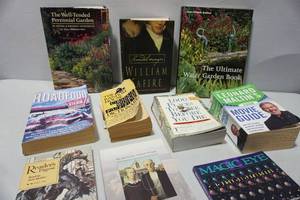 lot 481 image: Books...Gardening, Informational, Movie Guide, Road Food, Movie Guide and more