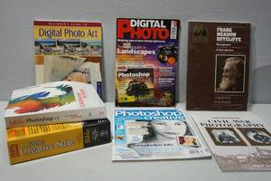 lot 496 image: Books...The Scoop on Photography Including Adobe Photo Shop, Digital Photo Art, Photoshop Creative and more