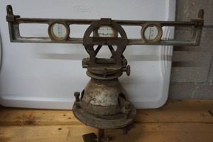 lot 517 image: Antique Land Survey Transit Level Scope Tripod