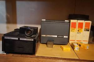 lot 645 image: Vintage Slide Projector Etc.