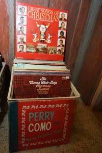 lot 665 image: Vintage Vinyl Record Album Sets Singles Etc. Including Walt Disneys Addition Subtraction-, Fiddlin Country Style, Christy Lane, Vienna Choir Boys and Christmas... Christmas Chorale