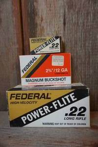 lot 630 image: Vintage Sporting Hunting Ammo Federal