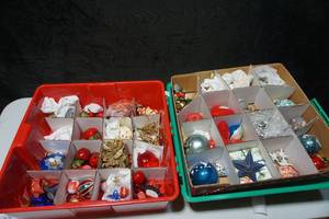 lot 688 image: Holiday Vintage Swedish Danish Etc. Christmas Ornaments Tree Decor and More...