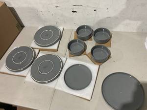 LOT OF 9 Famiware Milkyway Plates and Bowls Set