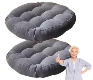 Lot of 12 Crystal Velvet Round Floor Pillow Large Solid, Measures 22