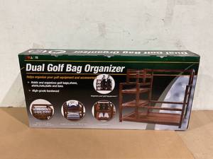Wooden Golf Storage Garage Organizer