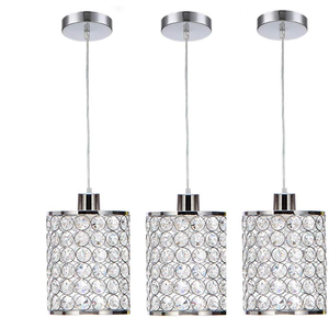 3 Pack Crystal Pendant Light