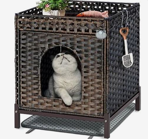 KUREEISE Cat Litter Box Enclosure