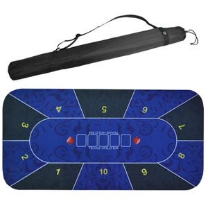 47 x 24Inch Texas Holdem Poker Mat Portable