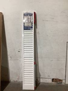 Kimberly Bay Closet Door, Bi-fold, Louver Louver Plantation Primed White