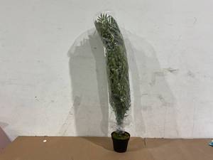 5 Artificial Phoenix Palm Plant, Artificial Tree, Green, Cypress & Alabaster