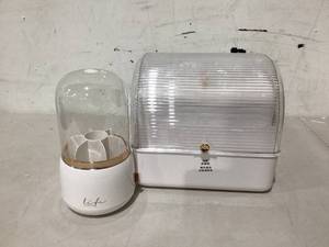Cosmetics Storage Box, Makeup Brush Holder with Cover
