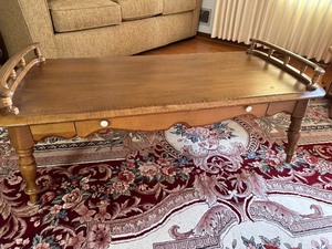 lot 3 image: Vintage Coffee Table 46 x 21 x 14