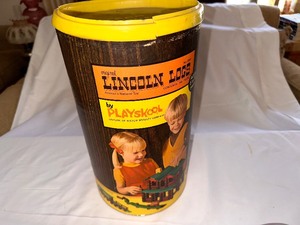 lot 91 image: Original Set of Lincoln Logs