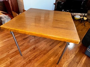 lot 225 image: Vintage Folding Card Table