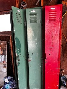 lot 265 image: Vintage Lockers and Contents Inside
