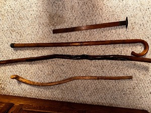 lot 205 image: Three Wood Canes