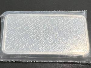 10 TROY OZ .999 FINE SILVER BUFFALO BAR SEALED