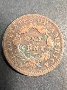 1834 US MATRON HEAD LARGE CENT