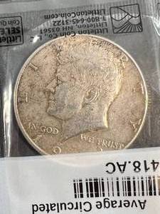 1964 US KENNEDY HALF DOLLAR SEALED