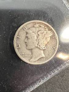 1939 US MERCURY DIME