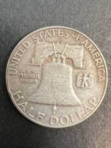 1957 US FRANKLIN HALF DOLLAR