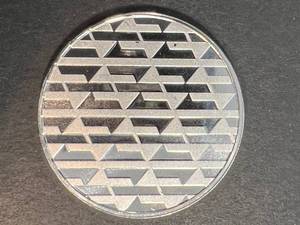 1 TROY OZ .999 FINE SILVER ASAHI ROUND